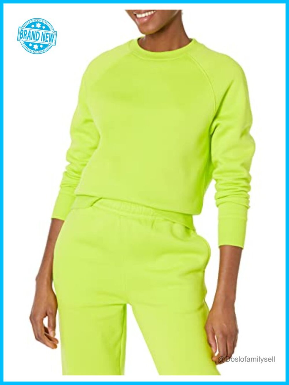 Relaxed Fit Crewneck Pullover Sweatshirt Long Sleeve Rib Detail